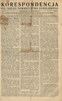 Korespondencya Polskiego Towarzystwa Handlowego. 1920.05.01 R.4 Nr 7