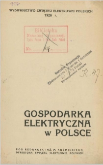 Gospodarka elektryczna w Polsce