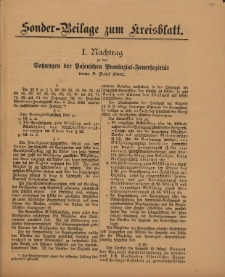 Sonder-Beilage zum Kreisblatt