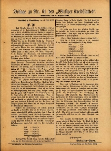 Beilage zu Nr.61 des "Wiristzer Kreisblattes" 1900.08.04