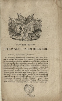Towarzystwo Litewskie i Ziem Ruskich
