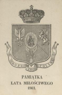 Pamiątka lata miłościwego 1863