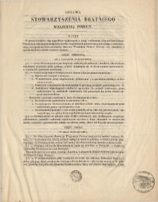 Ustawa Stowarzyszenia Bratniego Wzajemnej Pomocy