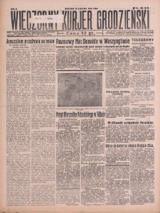 Wieczorny Kurjer Grodzieński 1933.04.23 R.2 Nr109