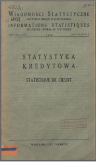Statystyka kredytowa