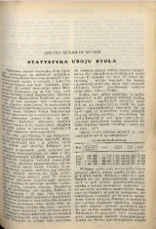 Statystyka uboju bydła