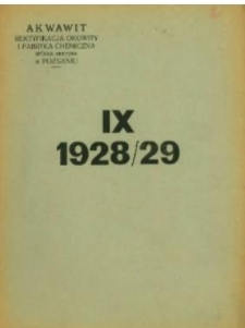 Sprawozdanie z czynności za rok obrotowy 1928/29.
