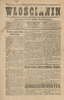 Włościanin : pismo polityczno-społeczne, poświęcone sprawom oświatowym i gospodarczym ludu włościańskiego. Organ Polskiego Stronnictwa Ludowego, okręgu Wielkopolskiego. 1922.12.04 R.4 Nr 76