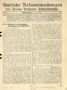 Amtliche Bekanntmachungen der Freien Pr&auml;latur Schneidem&uuml;hl. 1937.03.24 St&uuml;ck 4