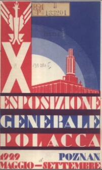 Esposizione Generale Polacca, Poznań maggio - settembre 1929