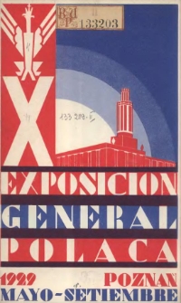 Exposicion General Polaca. Poznań mayo - setiembre 1929