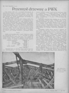Przemysł drzewny a PWK