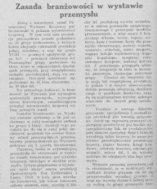 Zasada branżowości w wystawie przemysłu