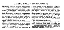 Dzieło pracy narodowej