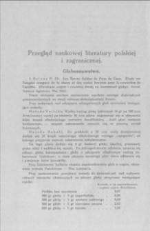 Przegląd naukowej literatury polskiej i zagranicznej