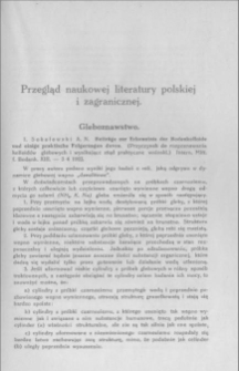 Przegląd naukowej literatury polskiej i zagranicznej