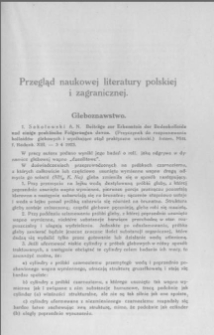 Przegląd naukowej literatury polskiej i zagranicznej