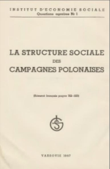 Struktura społeczna wsi polskiej