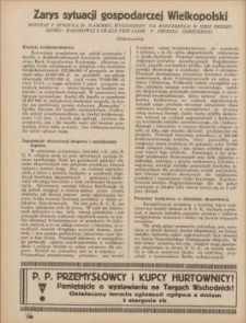 Zarys sytuacji gospodarczej Wielkopolski (referat p. syndyka dr. Waschko, wygłoszony na konferencji w Izbie Przemysłowo-Handlowej z okazji przyjazdu p. prez. Góreckiego)