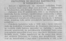 Przyczynek do historji bartnictwa wielkopolskiego