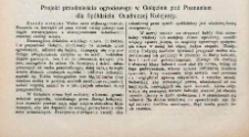Projekt przedmieścia ogrodowego w Gołęcinie pod Poznaniem dla Spółdzielni Osadniczej Kolejarzy