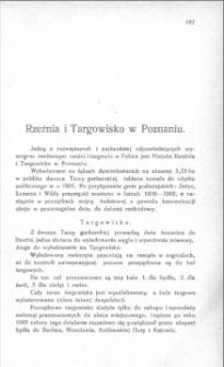 Rzeźnia i Targowisko w Poznaniu