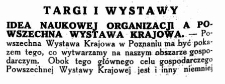 Idea naukowej organizacji a Powszechna Wystawa Krajowa