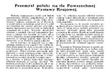 Przemysł polski na tle Powszechnej Wystawie Krajowej