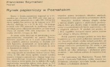 Rynek papierniczy w Poznańskim