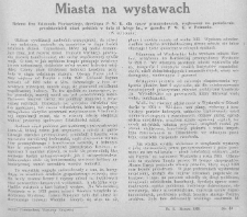 Miasta na wystawach