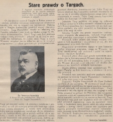 Stare prawdy o Targach