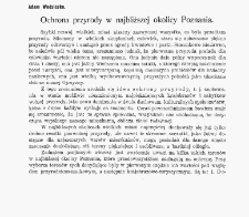 Ochrona przyrody w najbliższej okolicy Poznania