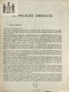 Do polskiej emigracii