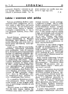 Lisków - wzorowa wieś polska