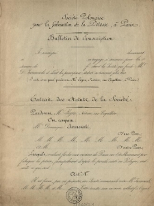 Bulletin de Souscription