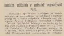 Niemieckie sp&oacute;łdzielnie w zachodnich wojew&oacute;dztwach Polski
