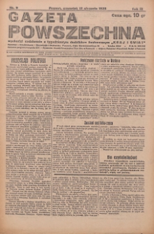 Gazeta Powszechna 1928.01.12 R.9 Nr9