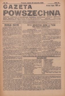 Gazeta Powszechna 1928.01.20 R.9 Nr16