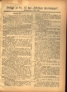 Beilage zu Nr.35 des &bdquo;Wirsitzer Kreisblattes&rdquo; 1903.05.06