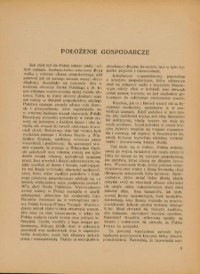 Położenie gospodarcze, 1925