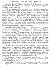 Wystawa Związku Miast polskich