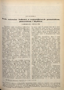 Ruch naturalny ludności w województwach poznańskiem, pomorskiem i śląskiem w okresie od r. 1920 do 1925