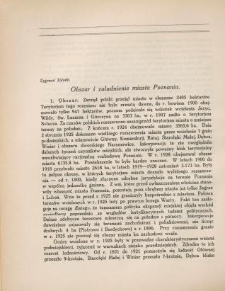 Obszar i zaludnienie miasta Poznania