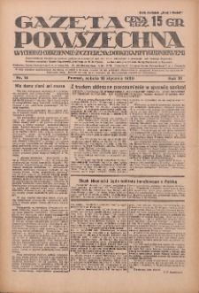 Gazeta Powszechna 1930.01.18 R.11 Nr14
