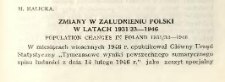 Zmiany w zaludnieniu Polski w latach 1931/1933-1946