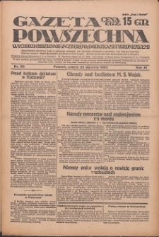 Gazeta Powszechna 1930.01.25 R.11 Nr20