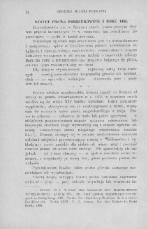 Statut prawa porządkowego z roku 1462