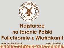 Najstarsze w Polsce malowidła wiatrak&oacute;w