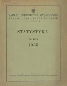 Statystyka za rok 1935
