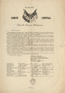 Comit&eacute; Central pour la Cause Polonaise